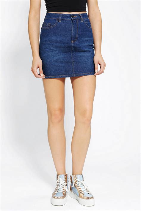 urban outfitters out from under skirt|urban outfitters denim skirt.